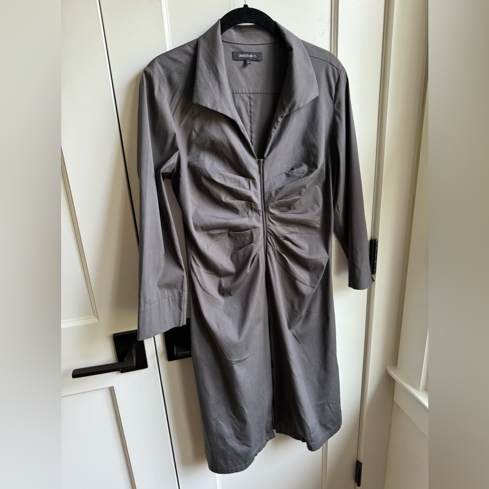 Lafayette 148 Zip Dress - Picture 3 of 7